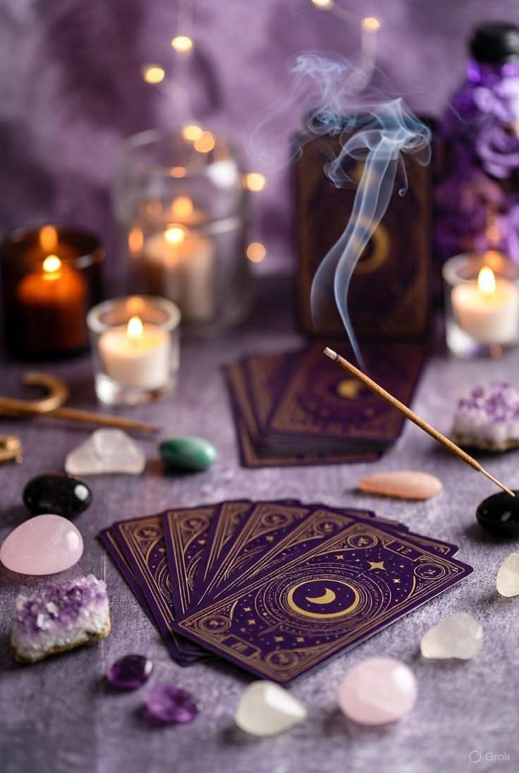 Tarot card reading and spiritual symbolism